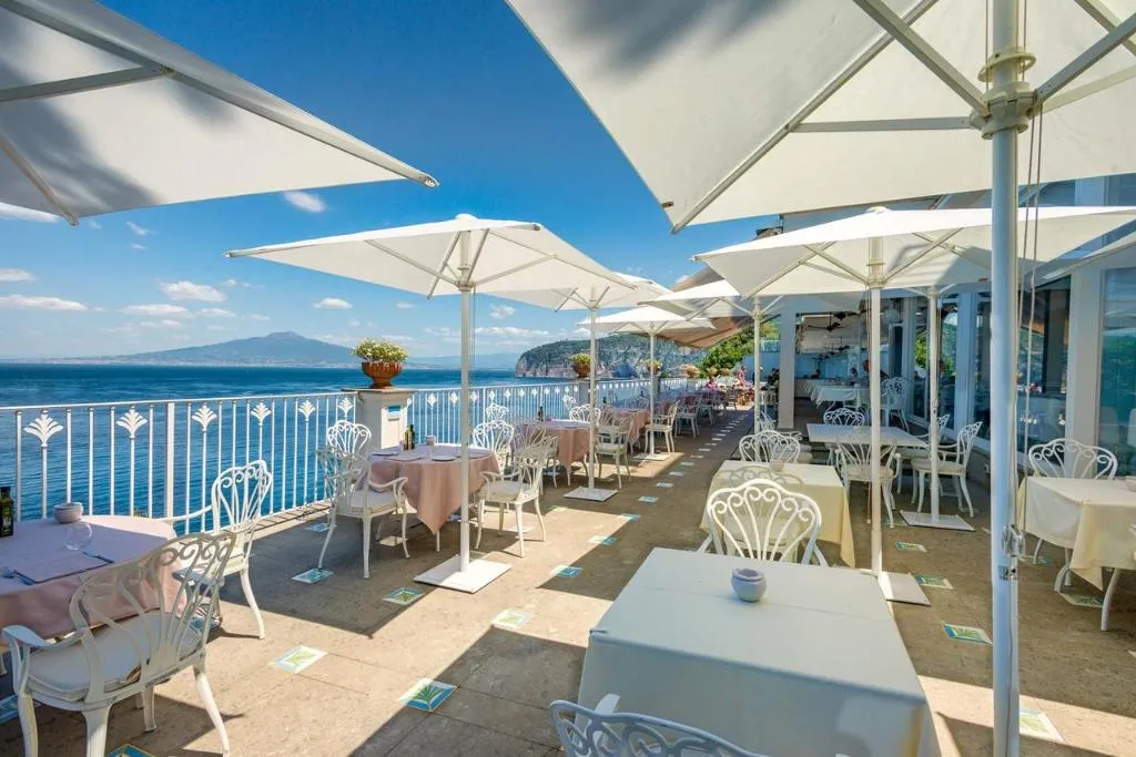 Terrace, Grand Hotel Riviera, Naples