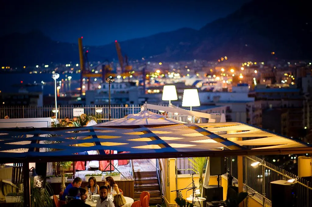 Terrace, Astoria Palace Hotel, Palermo