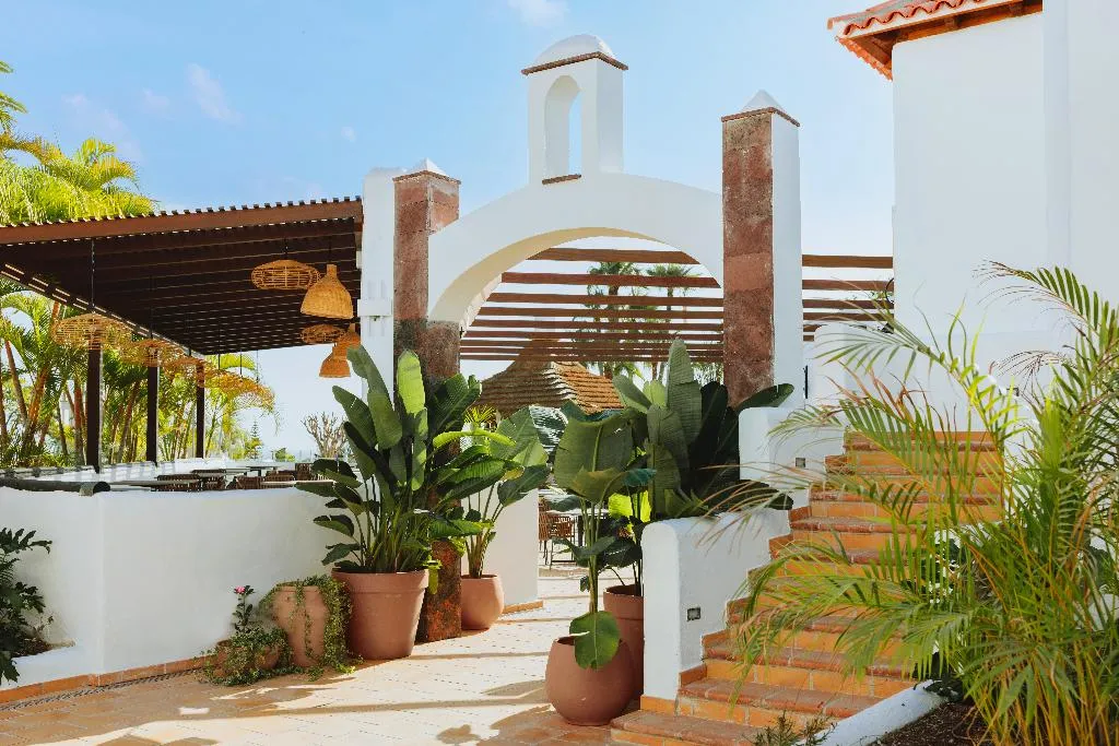 Restaurant, Hotel Jardín Tecina, La Gomera