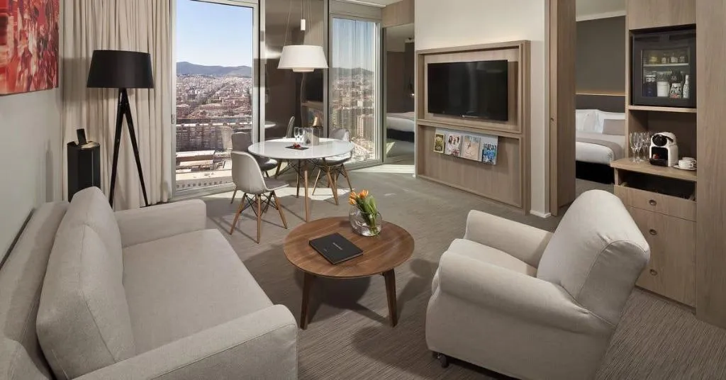 FAMILY ROOM STANDARD Room, The Level at Melia Barcelona Sky, Barcelona