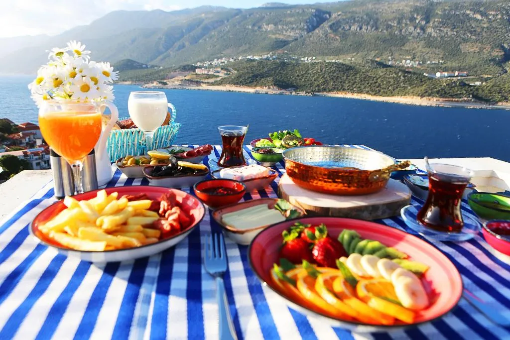 Restaurant, Düsler Evim Kas, Dalaman