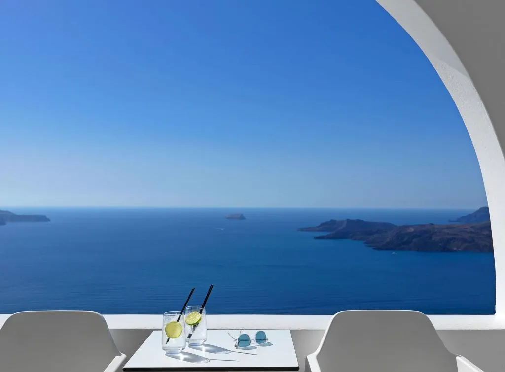 Terrace, Lilium Hotel, Santorini