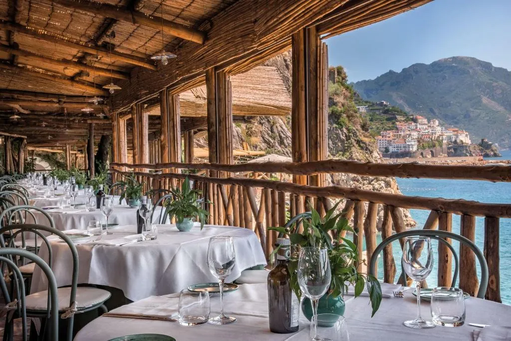 Restaurant, Hotel Santa Caterina, Naples