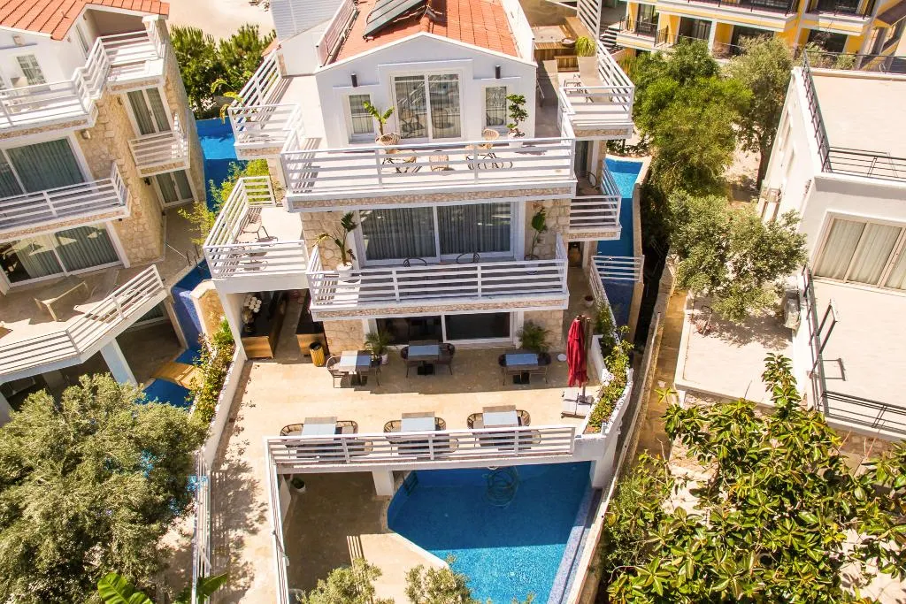 Terrace, Kalkan Saray Suites, Dalaman