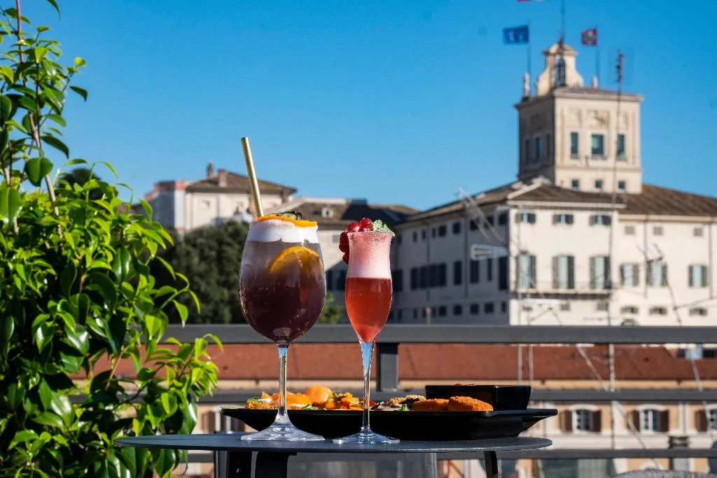 Terrace, U-Visionary Roma Hotel, Rome