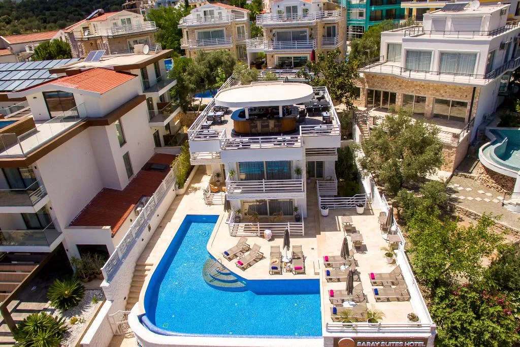 Terrace, Kalkan Saray Suites, Dalaman