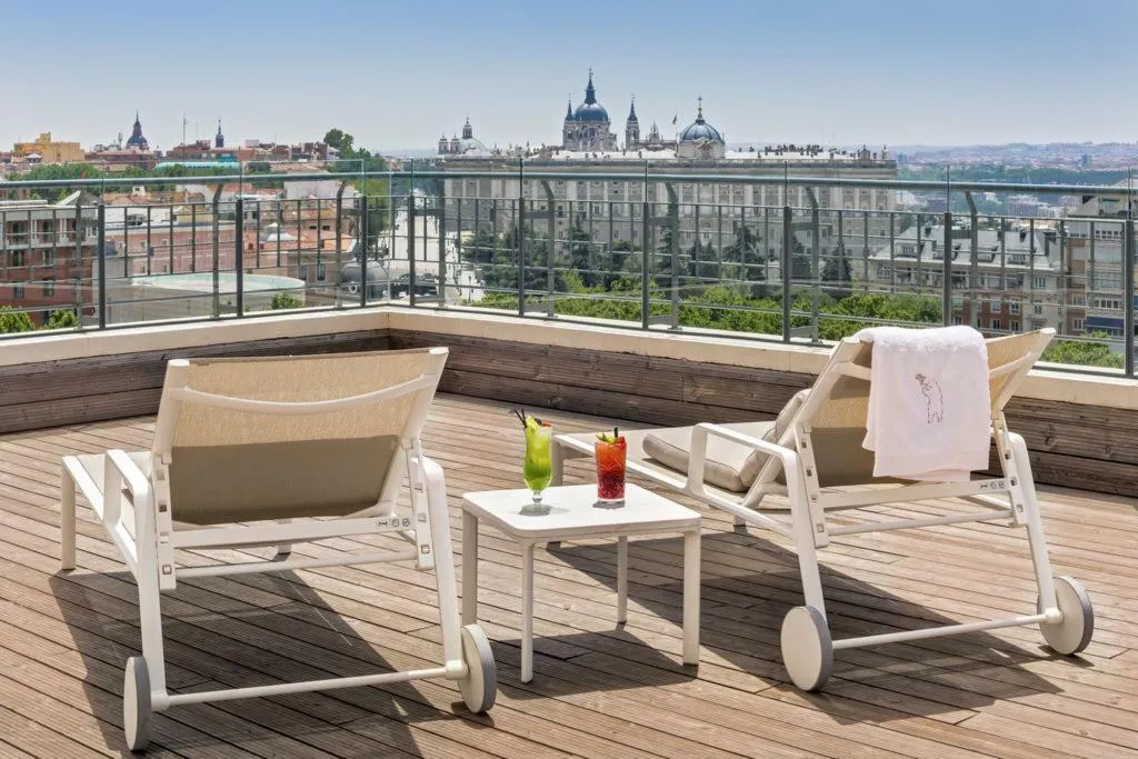 Terrace, Barceló Torre de Madrid, Madrid