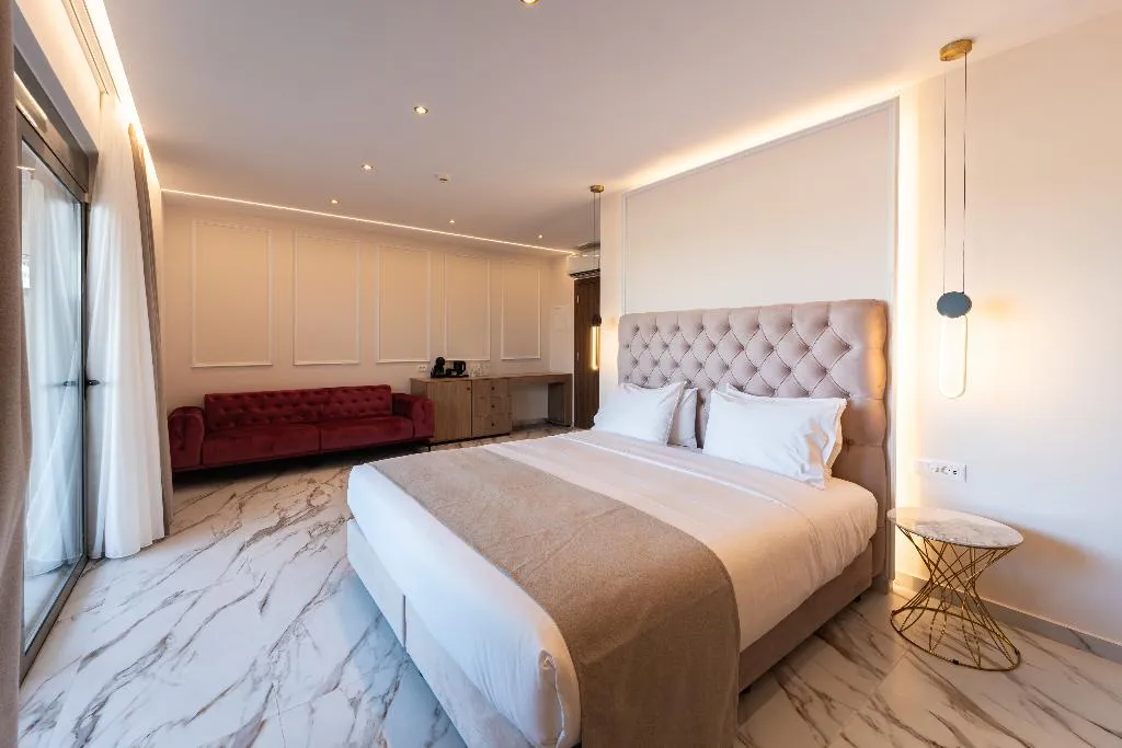 SUITE DELUXE ONE BED Room, Philia Center Suites, Rhodes