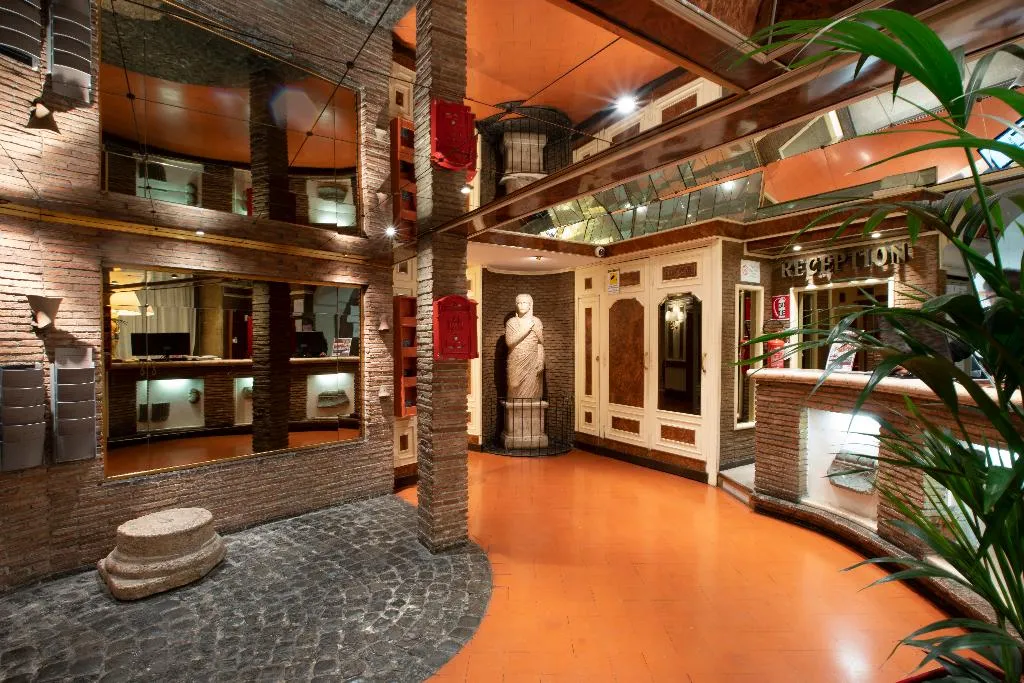 Lobby, Hotel Portamaggiore, Rome