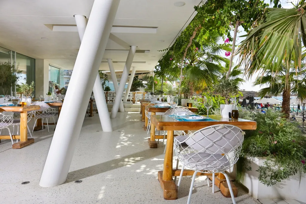 Restaurant, Mykonos Palace Beach Hotel, Mykonos