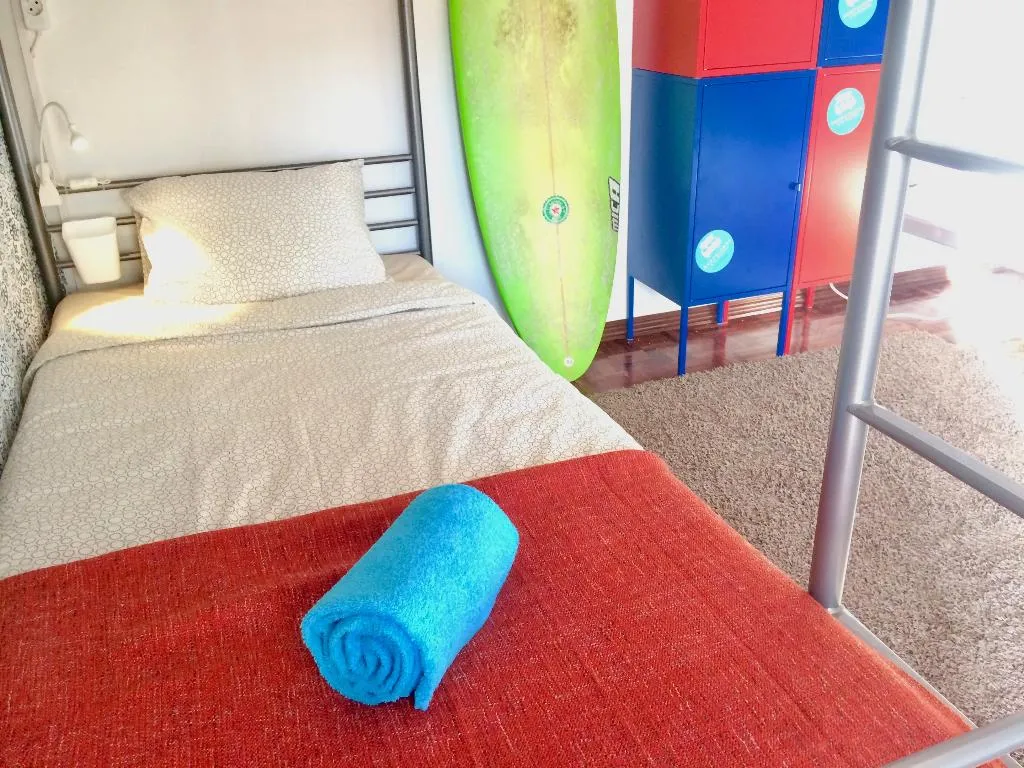Bed in dormitory WITH SHARED BATHROOM Room, Surf Riders & CO Ericeira Surf Camp Moinhos, Lisbon