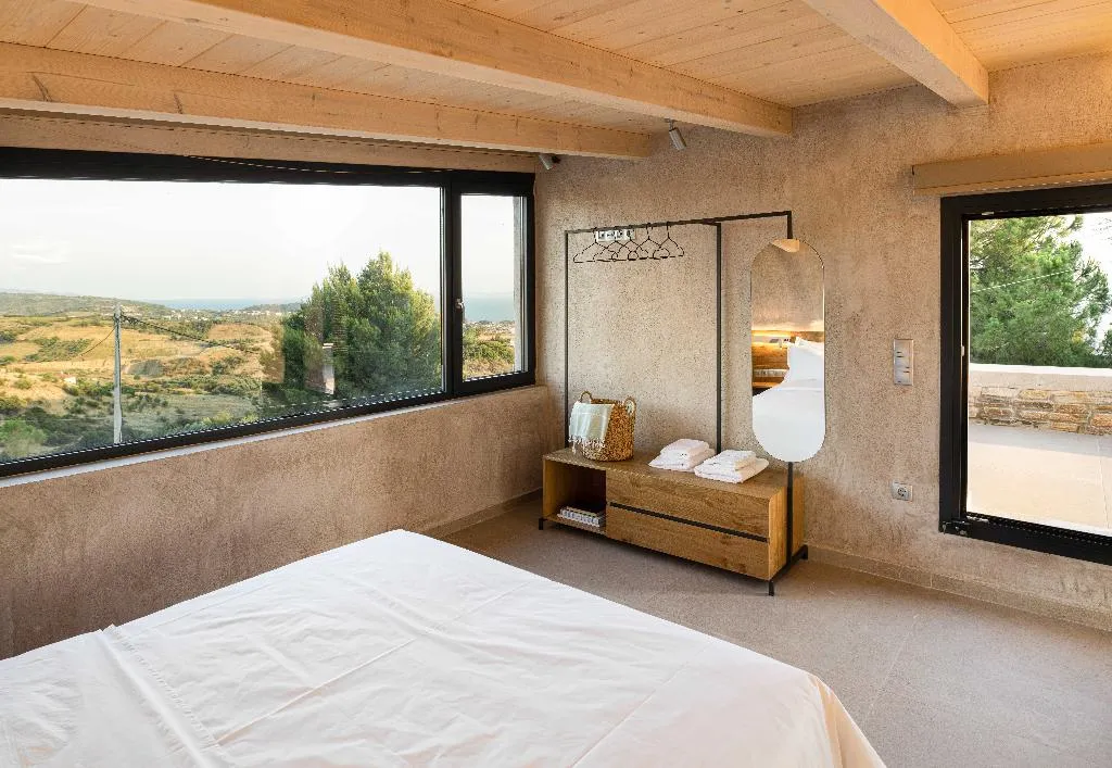 VILLA QUEEN SIZE BED Room, Etheres, Halkidiki