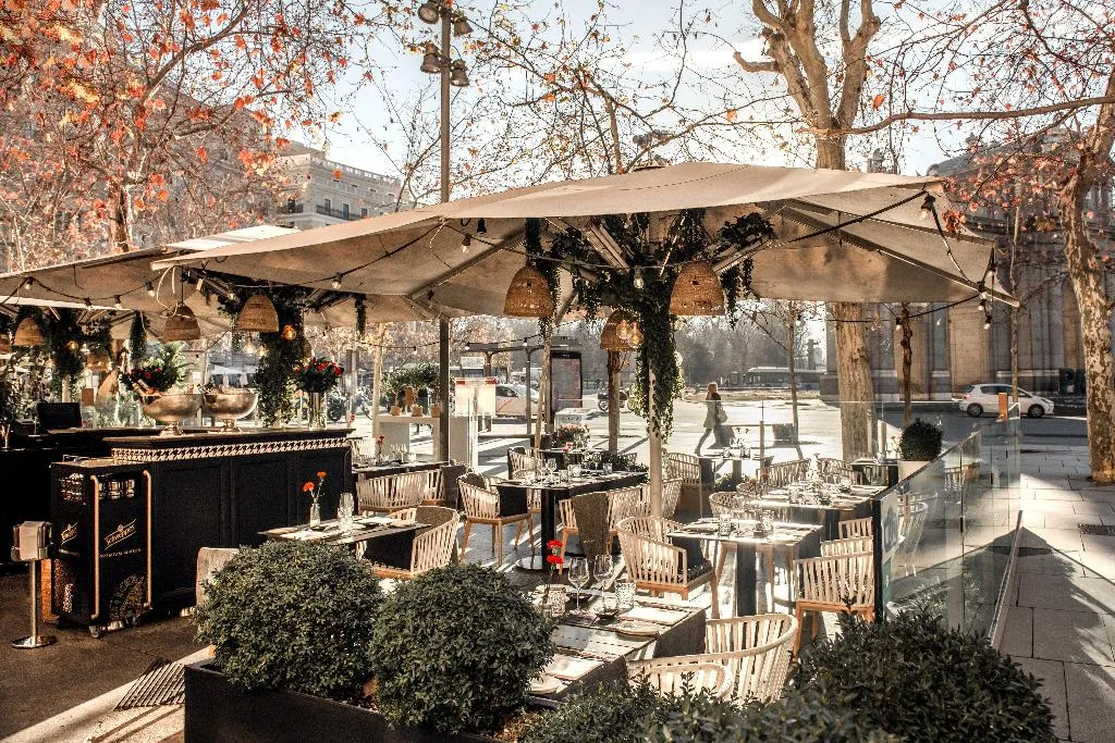 Terrace, Hospes Puerta de Alcalá, Madrid