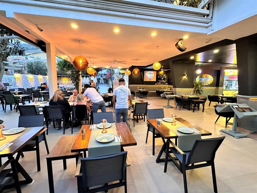 Restaurant, Tonoz Beach Hotel, Dalaman