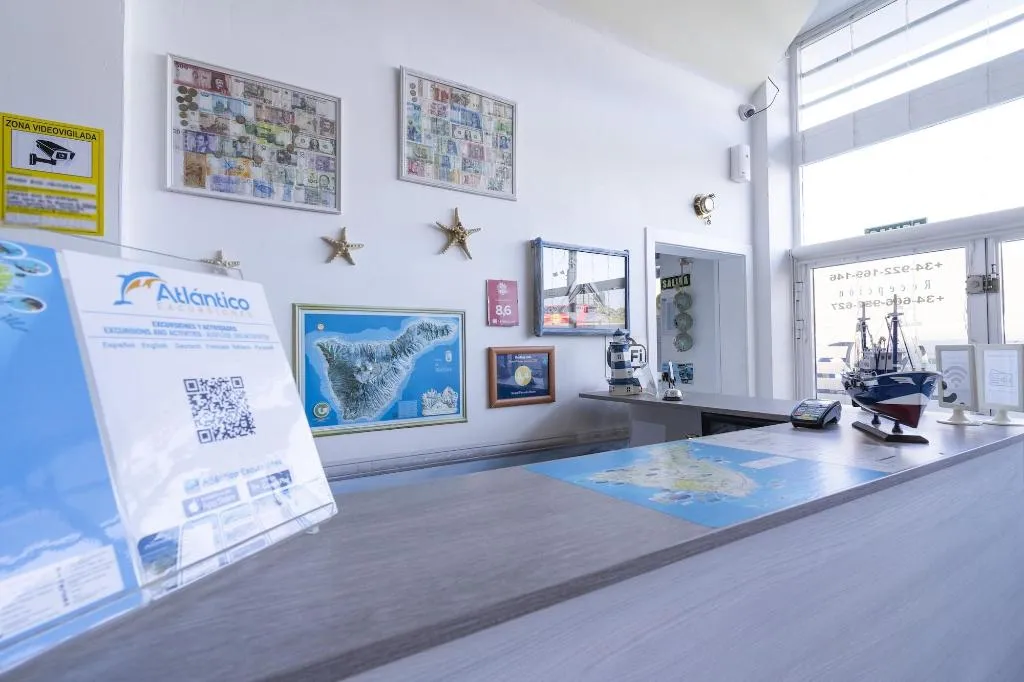 Lobby, Hostal Pensión Neón, Tenerife