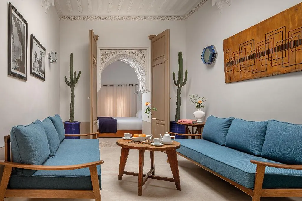Double or Twin Accessible KING SIZE BED Room, Riad Jaaneman, Marrakech