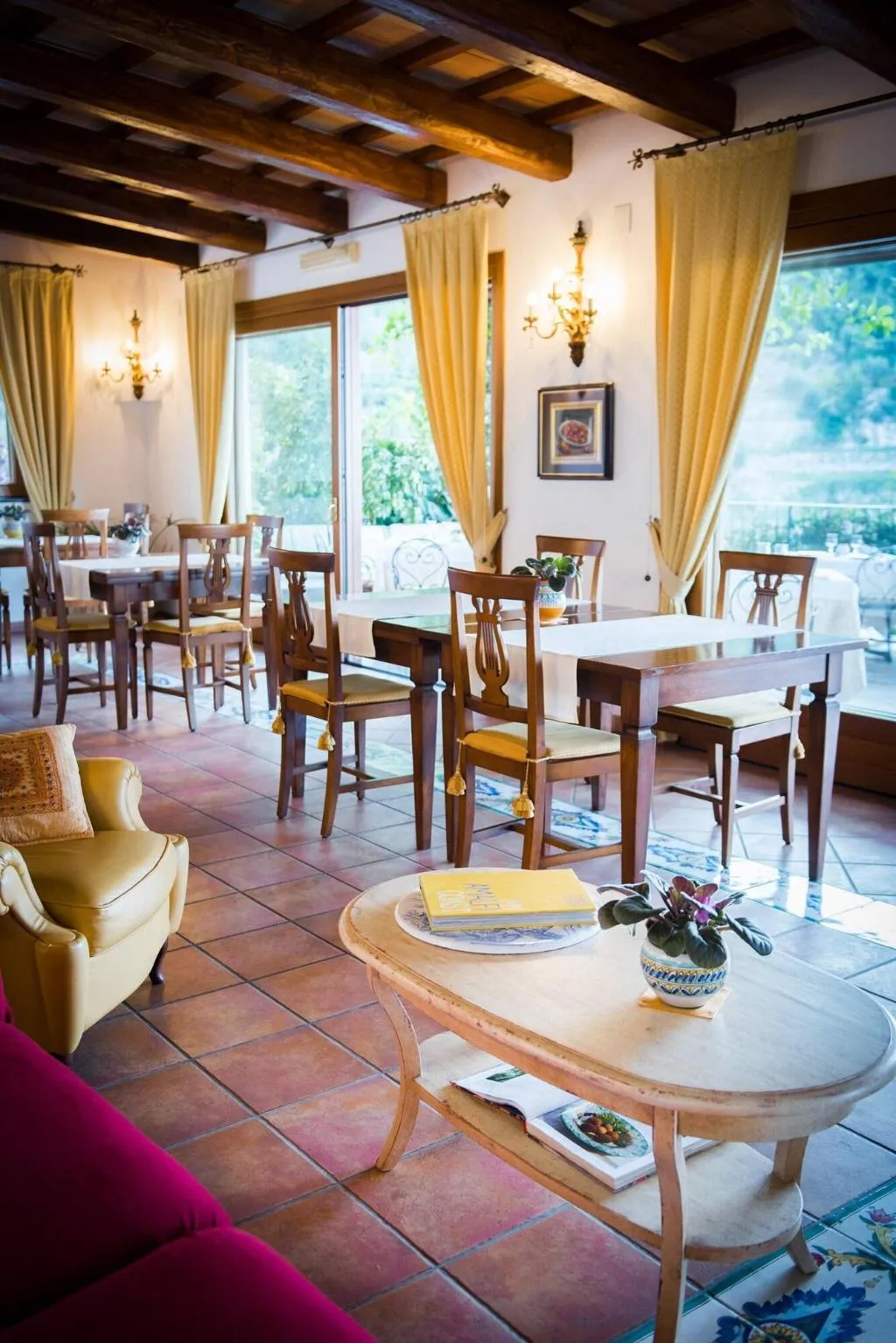 Restaurant, Hotel Pellegrino, Naples