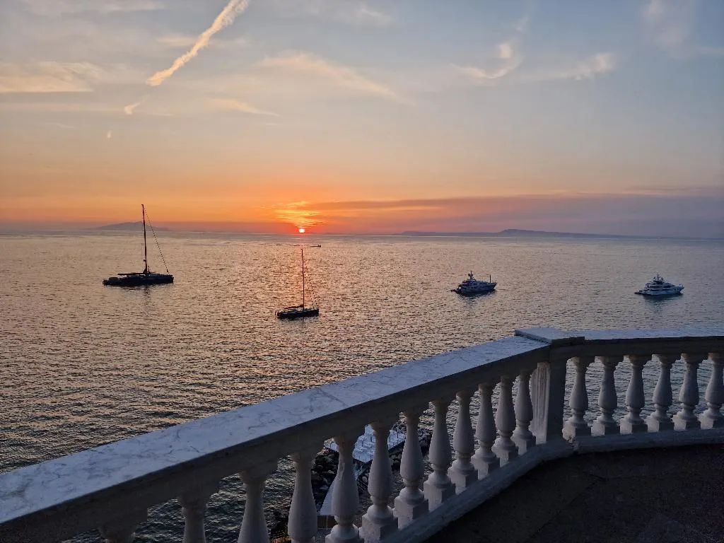 Terrace, Grand Hotel Cocumella, Naples