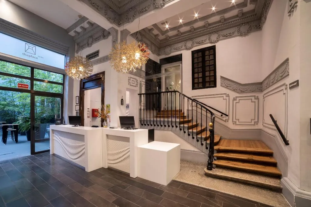Lobby, Petit Palace Santa Barbara, Madrid