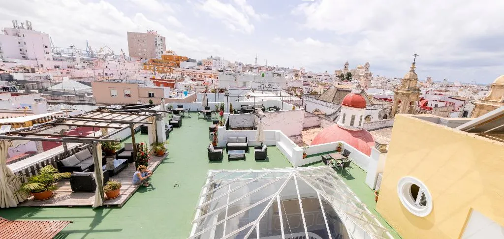 Terrace, Hotel Las Cortes De Cadiz, Costa De La Luz