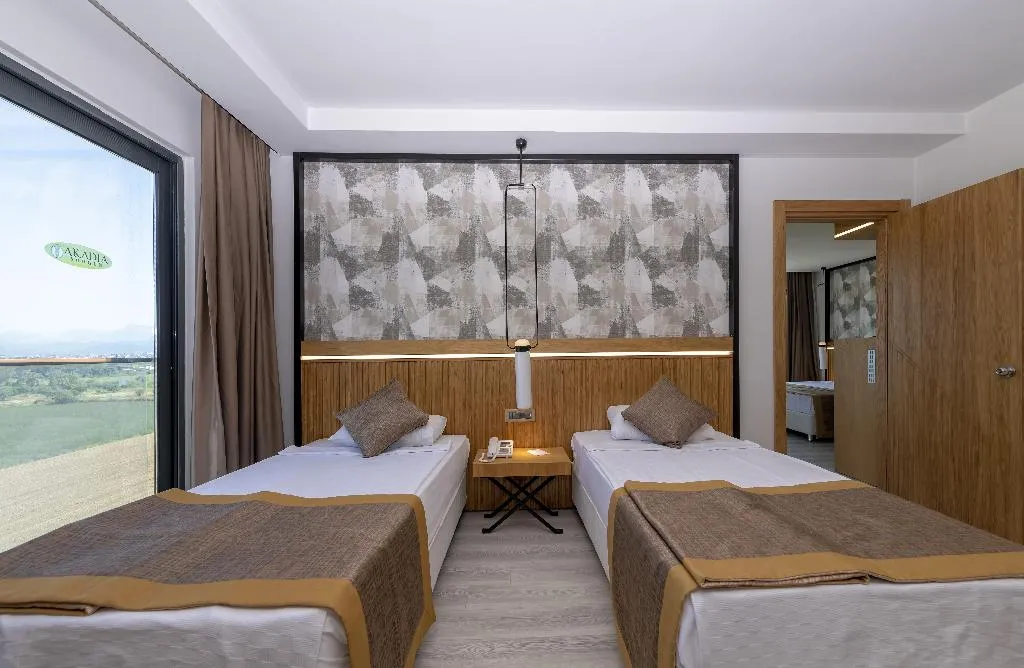 FAMILY ROOM TWO BEDROOMS TWO BATHROOMS Room, Sorgun Akadia Luxury Hotel  Adult Only +16 Age, Antalya
