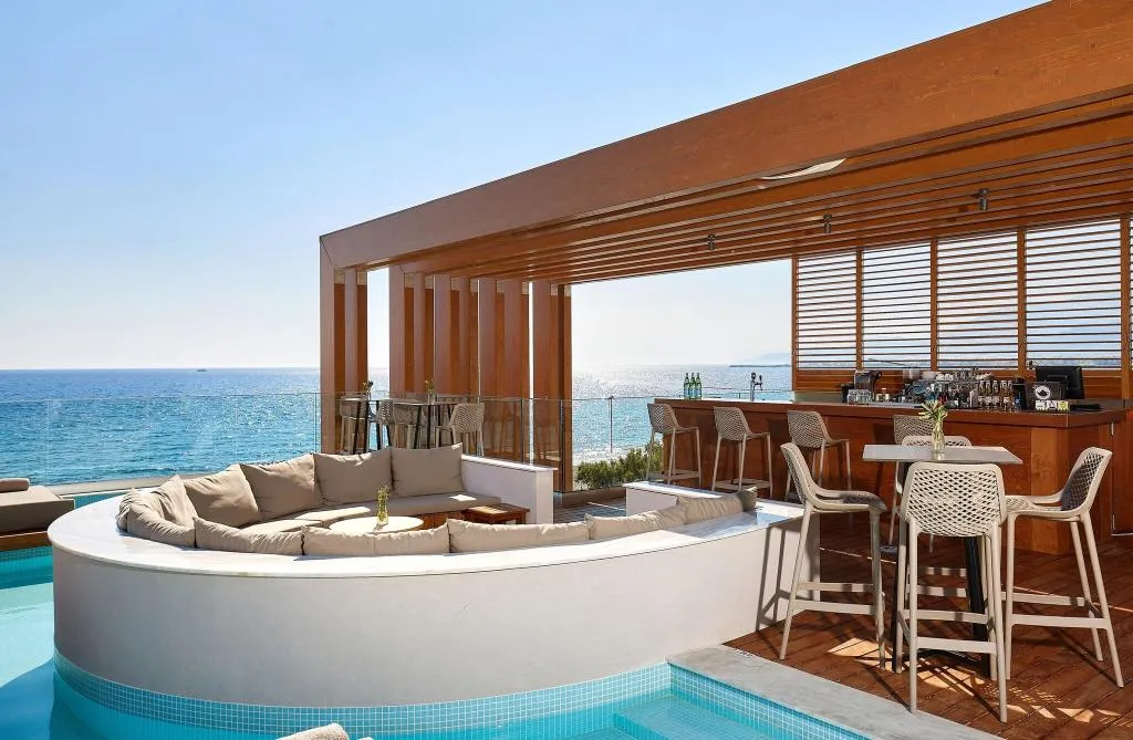 Bar, Enorme Santanna Beach, Crete