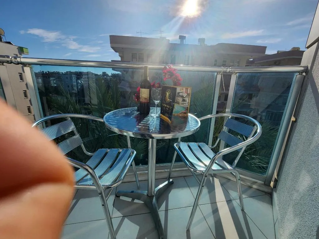 Terrace, Cleopatra City Hotel, Antalya