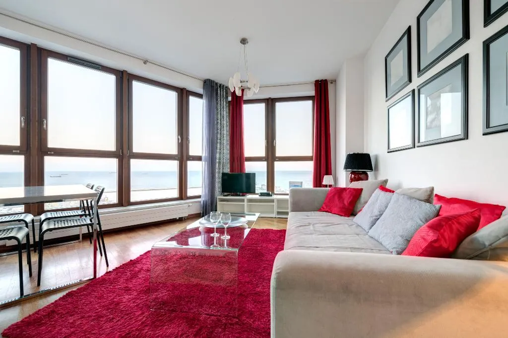APARTMENT SEA VIEW ONE BEDROOM Room, Dom & House - Apartments Sea Towers, Gdansk