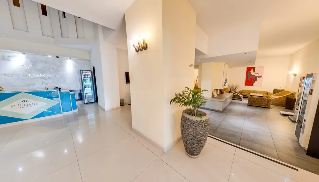 Lobby, St. Julian's Bay Hotel, Malta