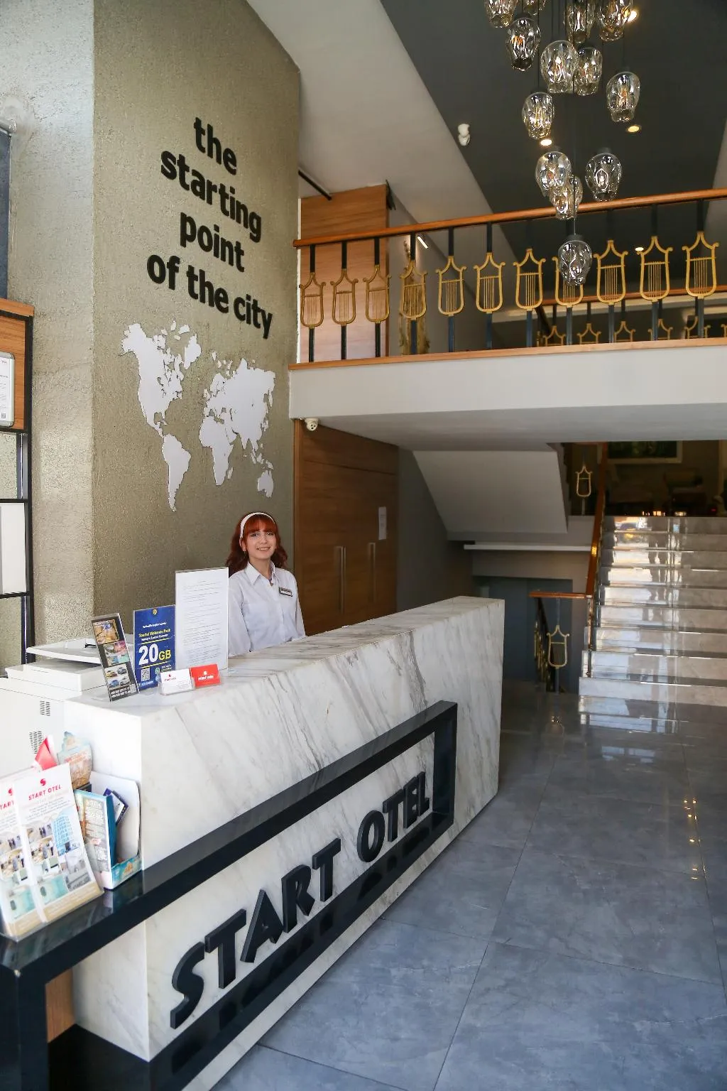 Lobby, Antalya Start Hotel, Antalya