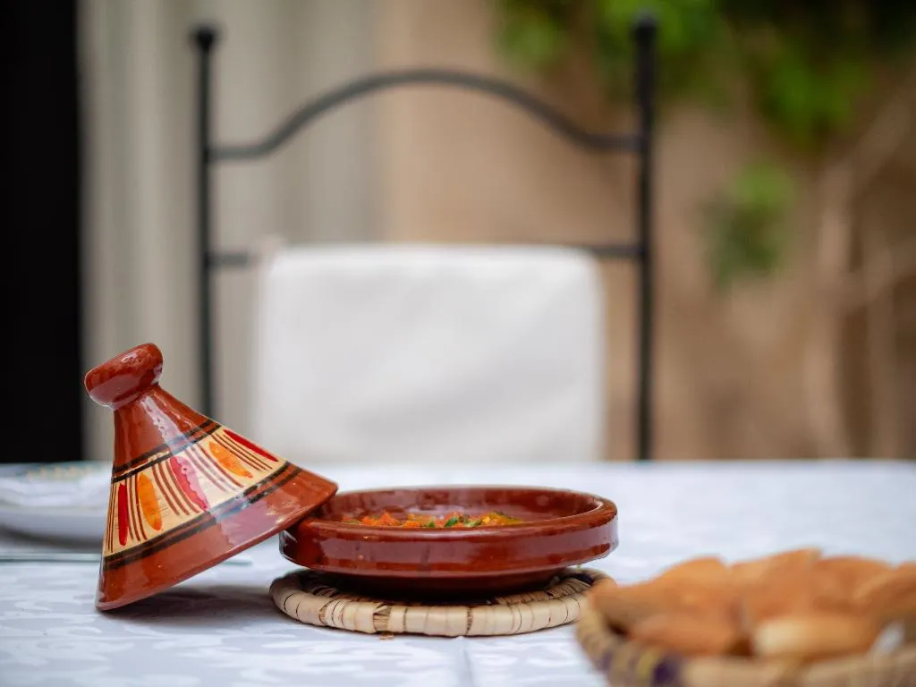 Restaurant, Riad Amegrad hotel, Marrakech