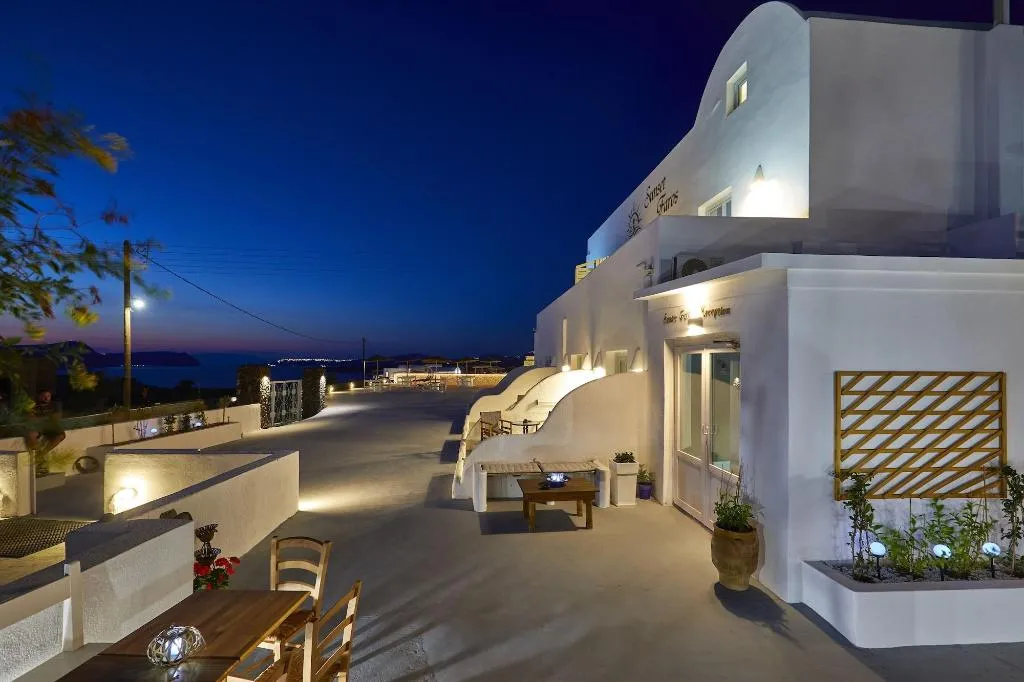 General view, Sunset Faros, Santorini