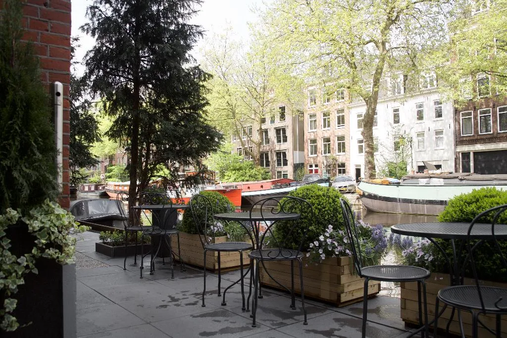 Terrace, Amsterdam Canal Hotel, Amsterdam