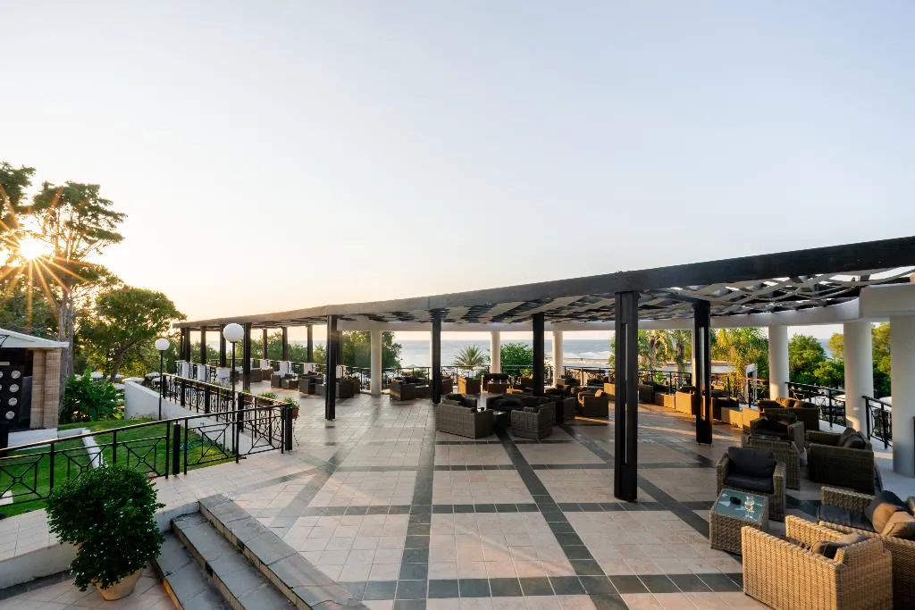 Terrace, Calypso Beach, Rhodes