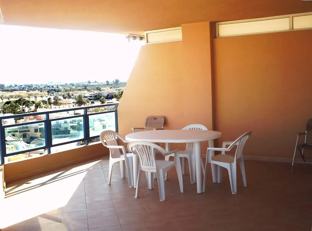 Terrace, Apartamentos Tavernes Gandia 3000, Valencia