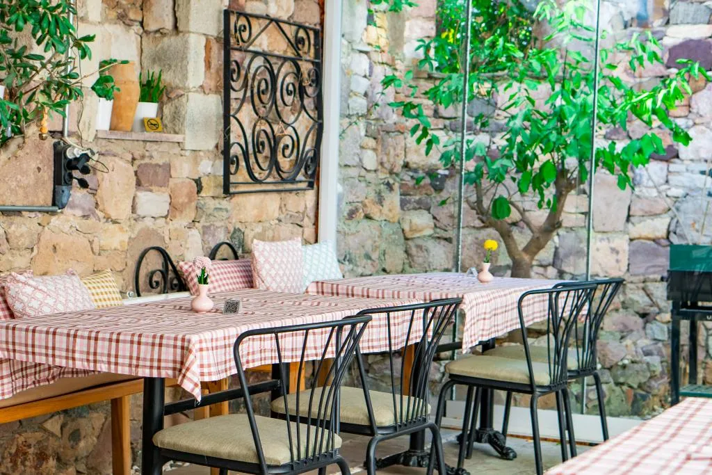 Terrace, Cunda Ilios Hotel, Izmir