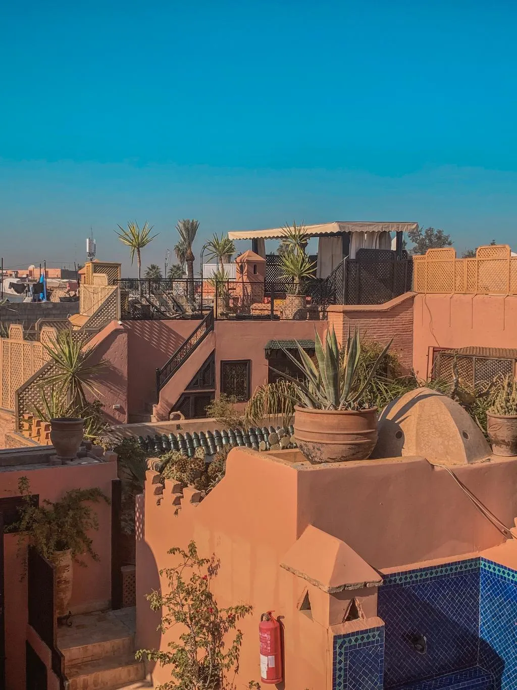 Terrace, Riad Ghali & Spa, Marrakech