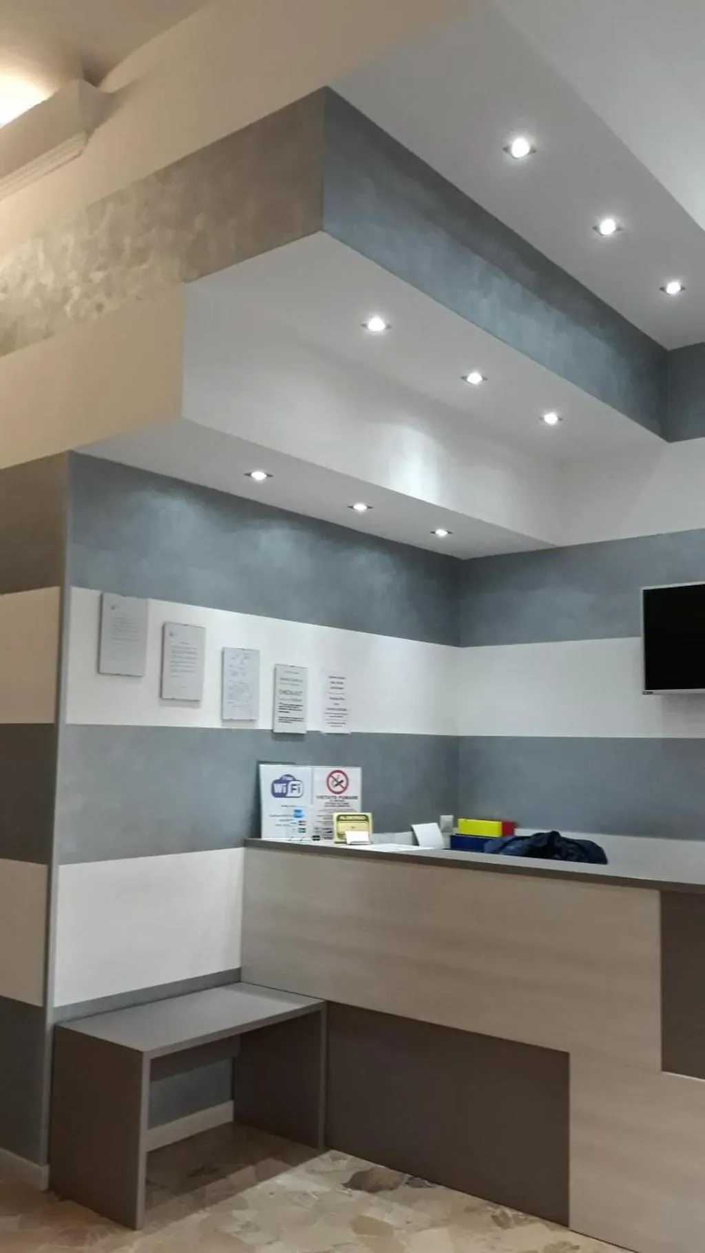 Lobby, Hotel New Salus, Milan