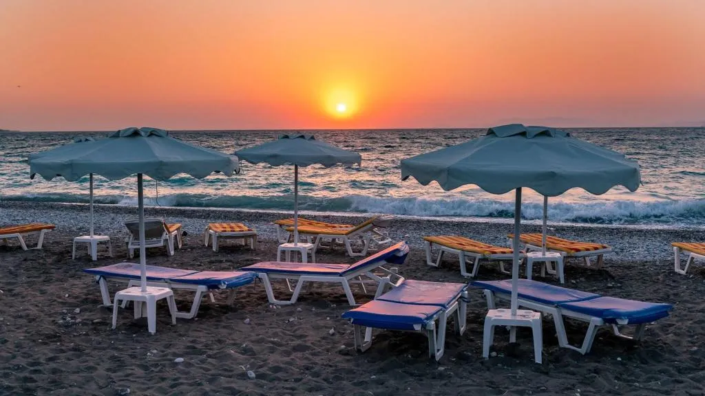 Beach, Sirene beach, Rhodes