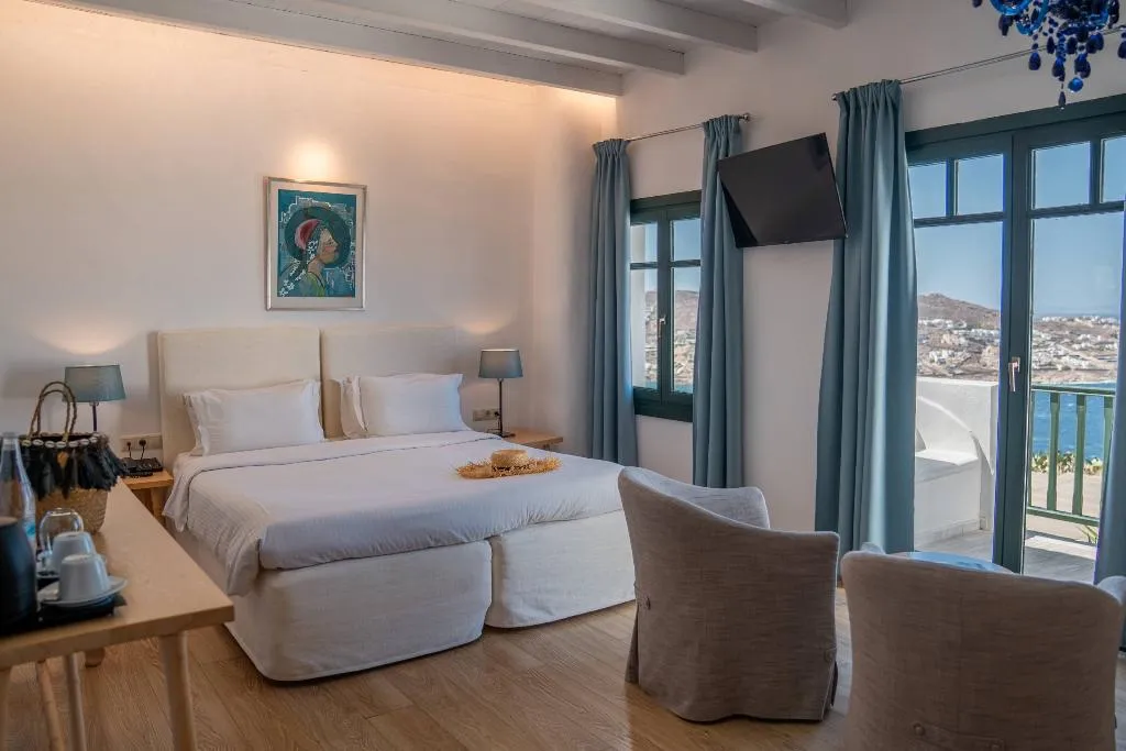 Double or Twin SUPERIOR SEA VIEW Room, Tharroe of Mykonos, Mykonos