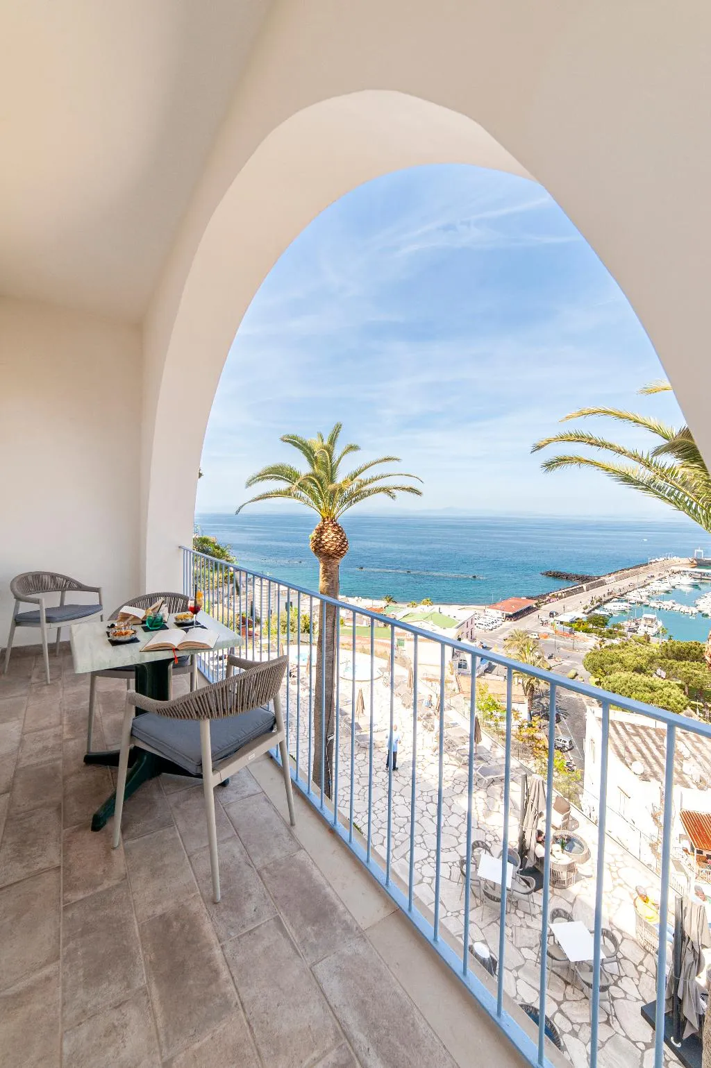 Terrace, Terme Gran Paradiso Hotel, Naples