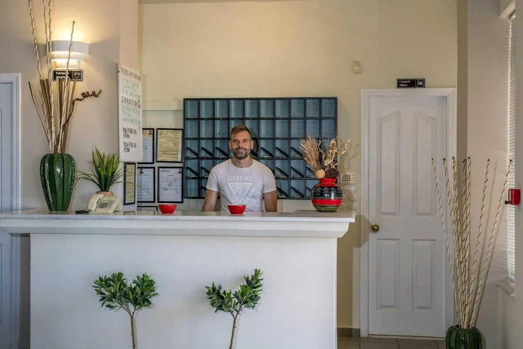 Lobby, Theos Village, Crete
