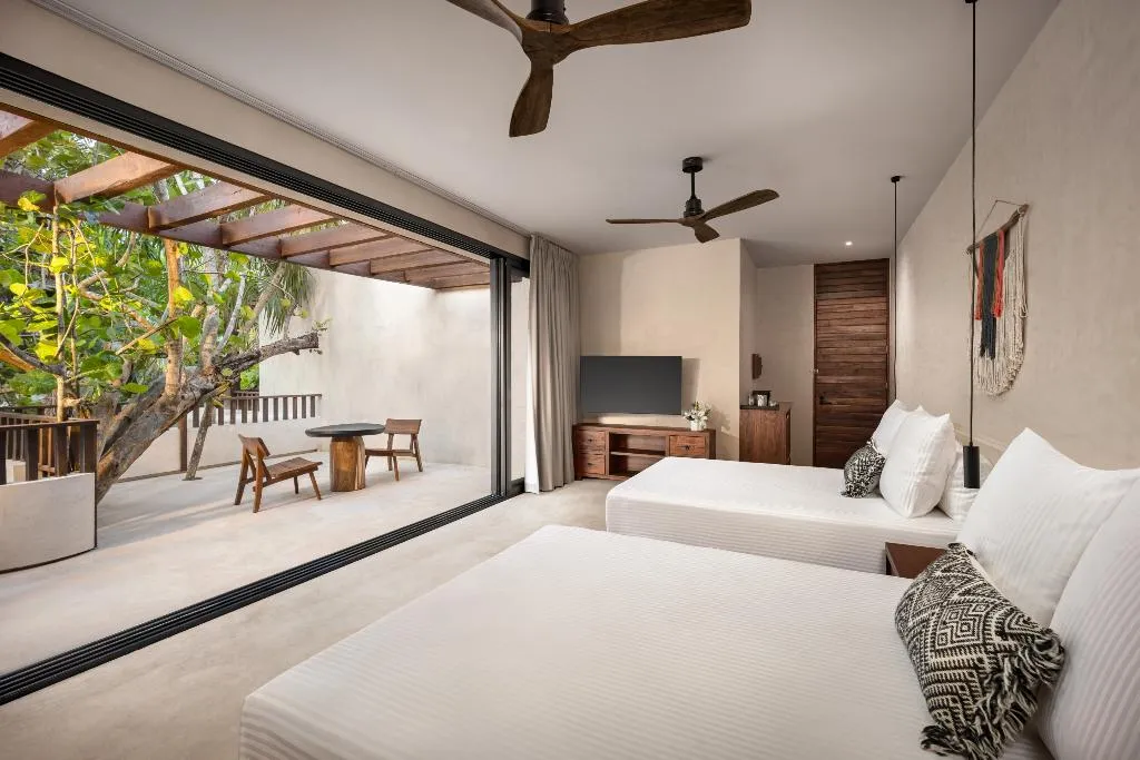 DOUBLE TWO DOUBLE BEDS Room, Secrets Tulum Resort & Beach Club, Cancun Area