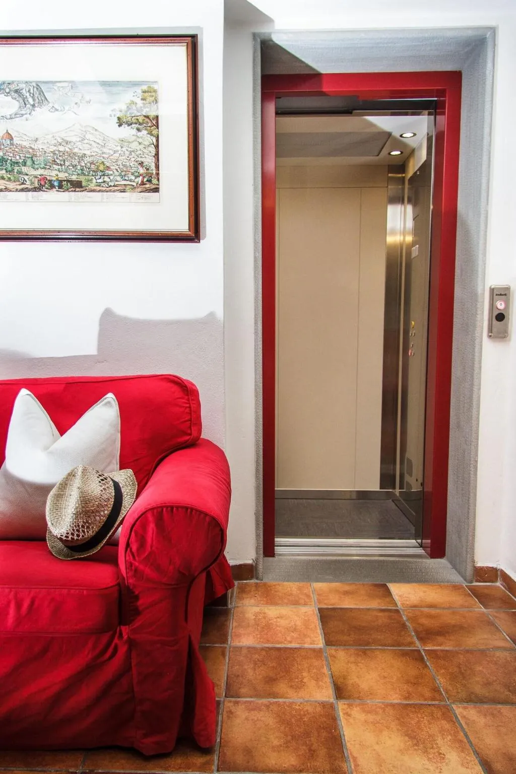 Lobby, Hotel Nizza, Florence