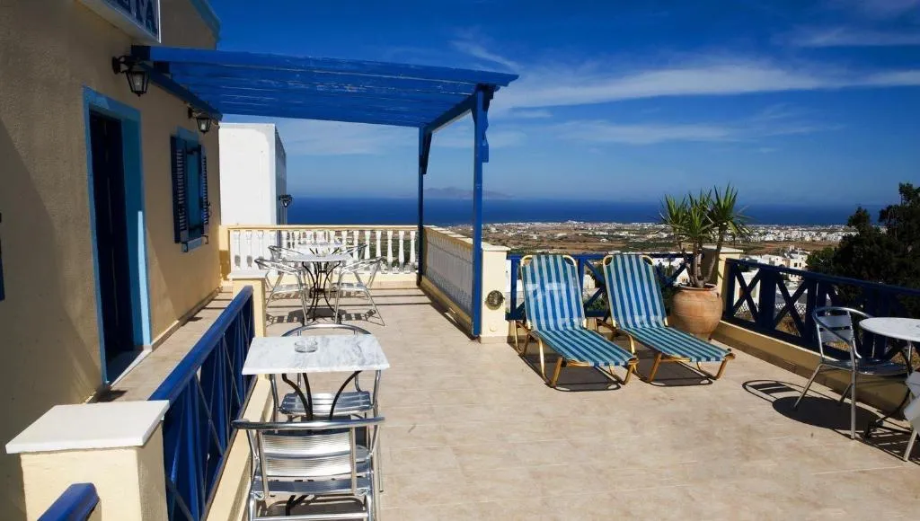 Terrace, Hotel Leta, Santorini