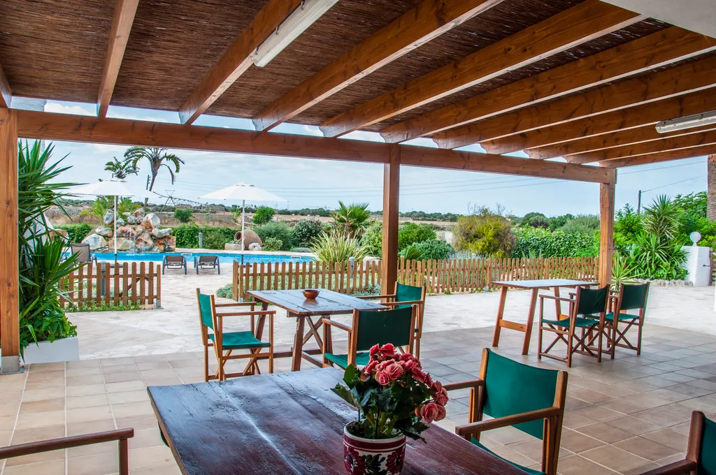 Terrace, Agroturismo Son Juaneda, Menorca