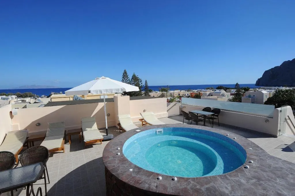 Terrace, Orfeas Apartments, Santorini