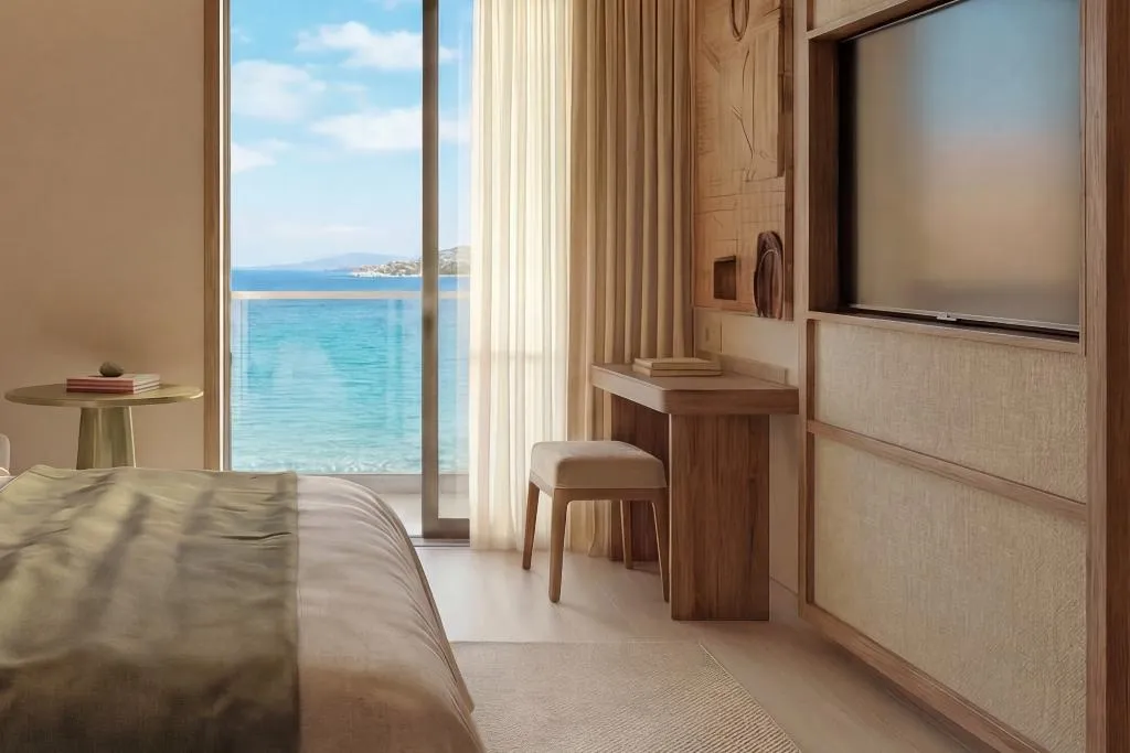 Double or Twin SEA VIEW WITH BALCONY Room, Hotel Sirena Hvar, Split
