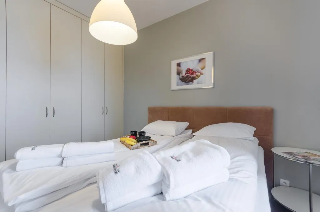 APARTMENT SEA VIEW WITH BALCONY Room, Dom & House - Apartments Sea Towers, Gdansk