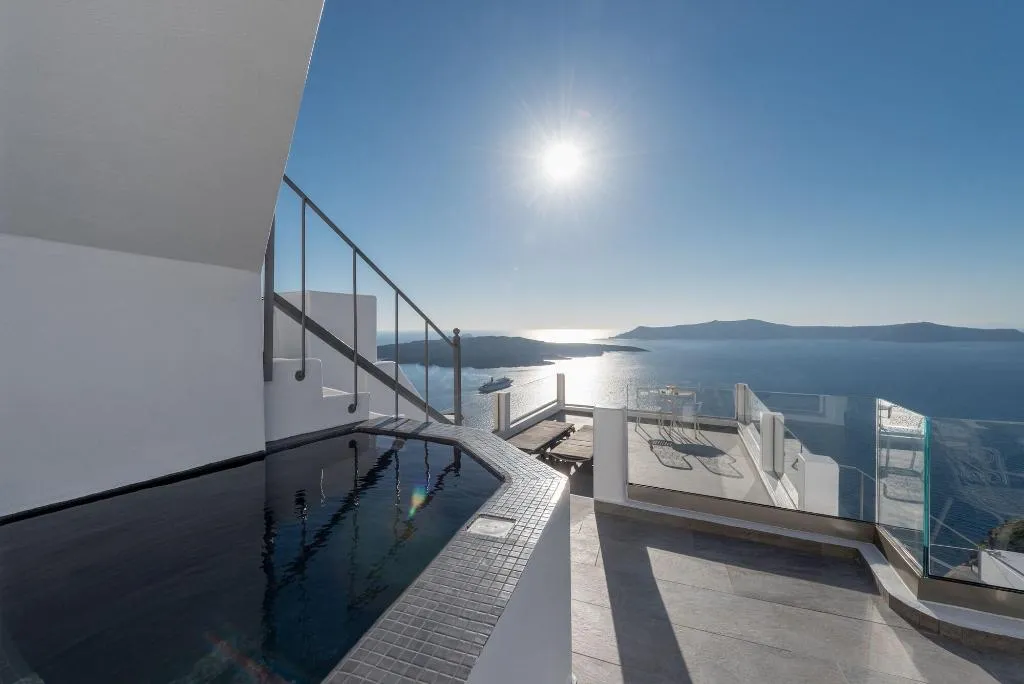 Terrace, Villa Renos, Santorini